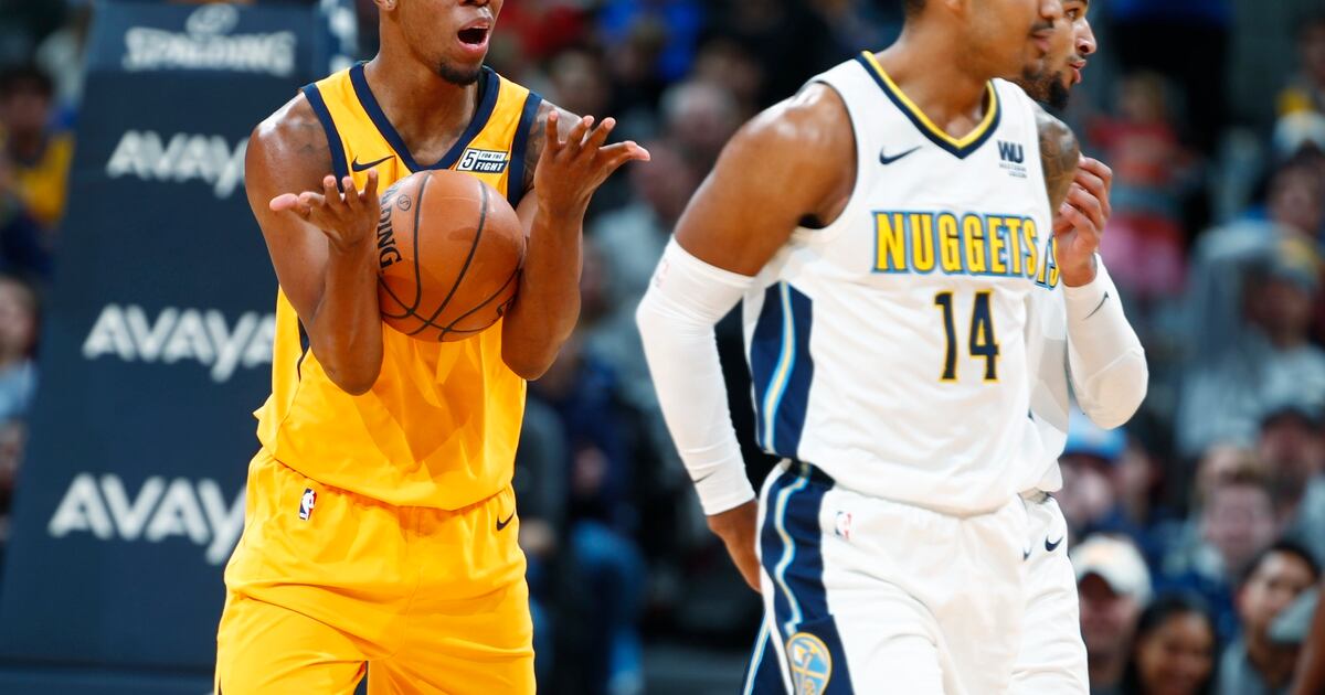 Denver Nuggets defeat cold-shooting Utah Jazz, 107-83.
