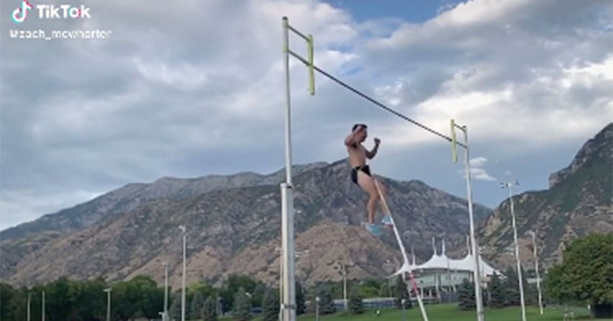 BYU pole vaulter Zach McWhorter suffers excruciating scrotum injury while practicing, shares video
