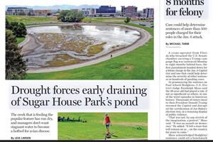 The Salt Lake Tribune e-edition, shown here, will be delayed today.