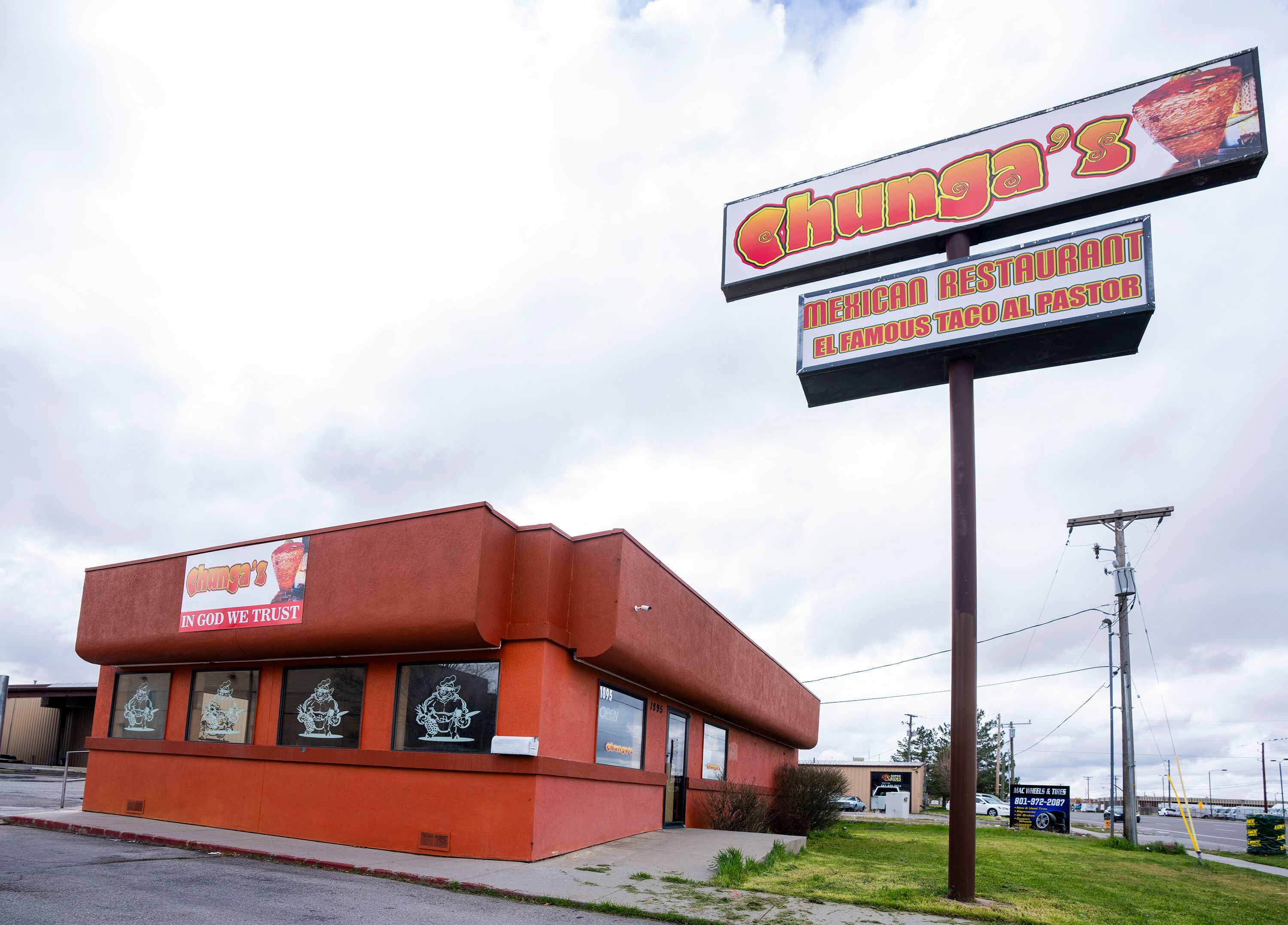 (Rick Egan | The Salt Lake Tribune) Chunga's, Mexican restaurant on Redwood Road, on Monday, April 1, 2024.