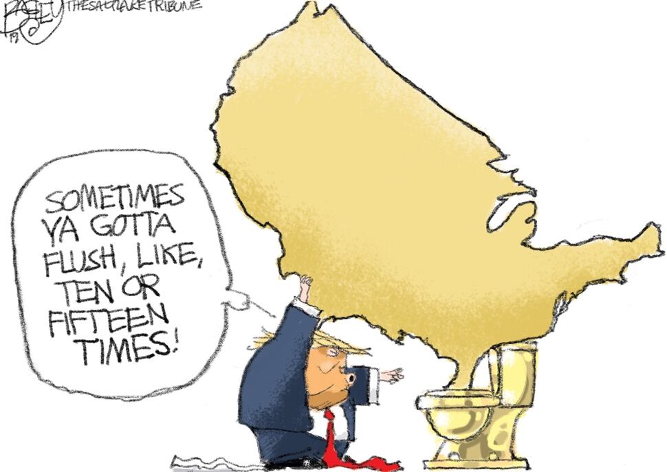 Image result for trump cartoon