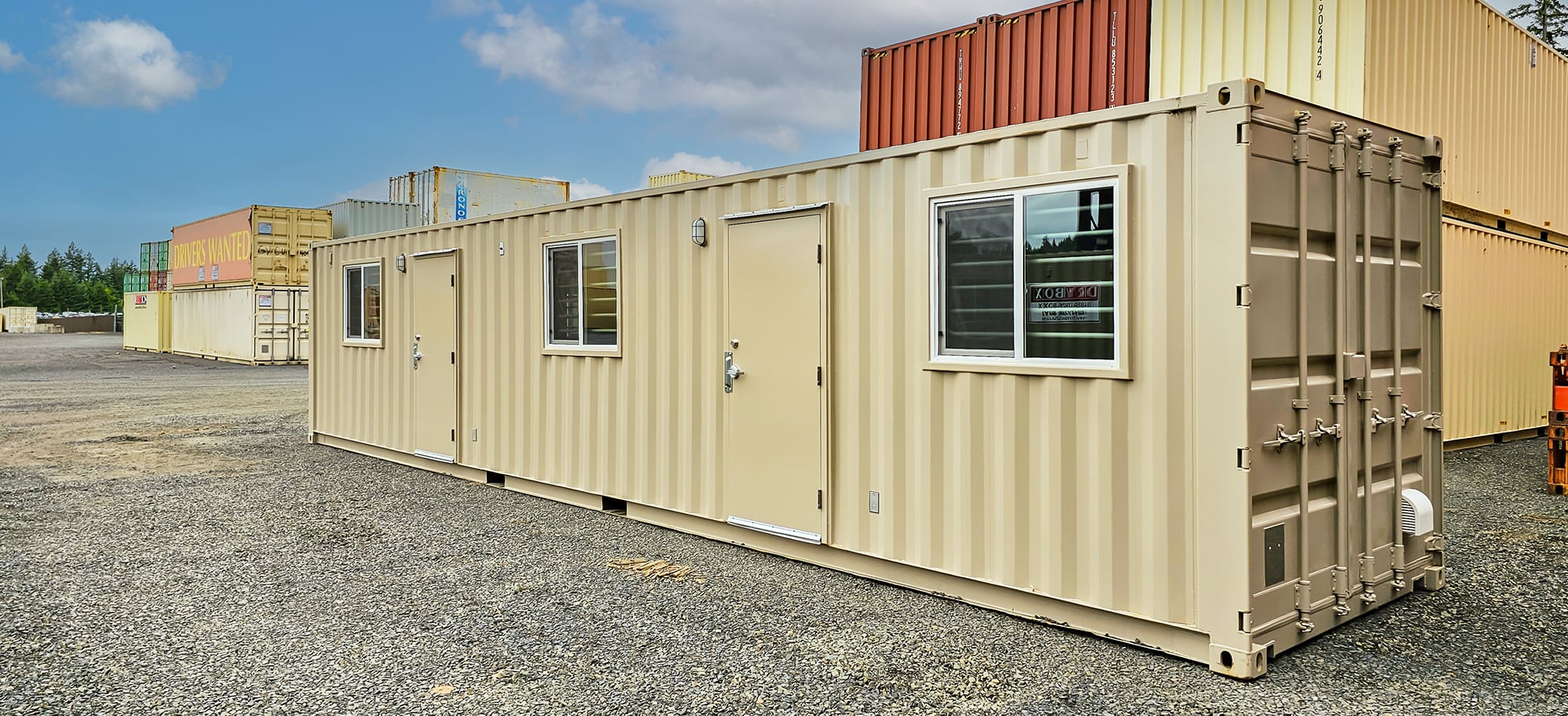 DryBox | Rugged Ground Level Offices are perfect for Jobsites.