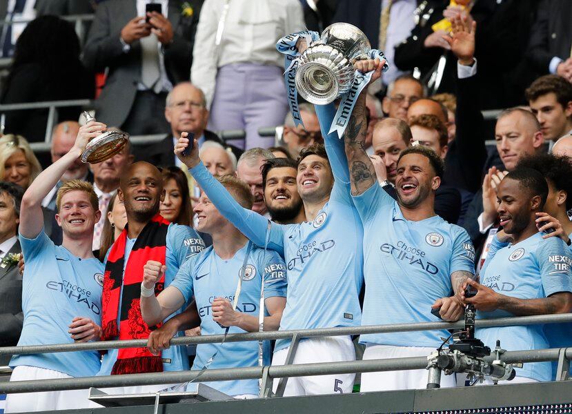Man City Completes Sweep Of English Trophies With Fa Cup Rout Of Watford The Salt Lake Tribune