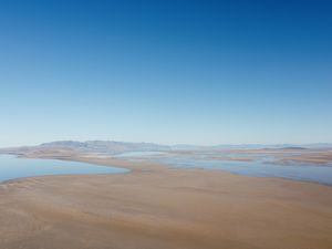 (Bryan Tarnowski | The New York Times)

Land that used to be submerged by the Great Salt Lake in Utah, March 17, 2022.