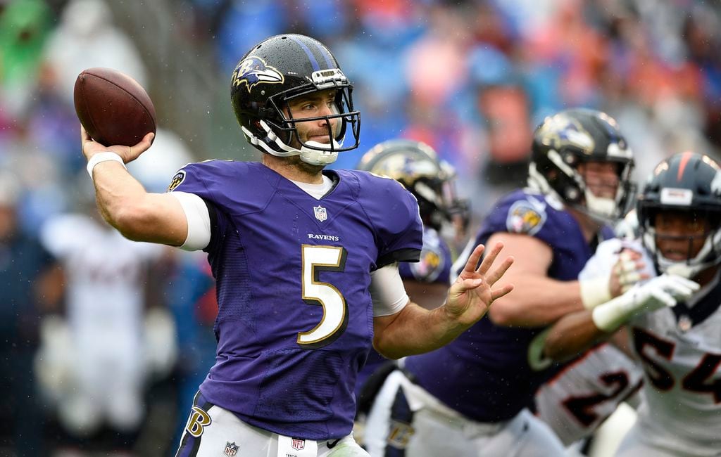 Joe Flacco shines as Ravens deal Broncos first loss, 27-14