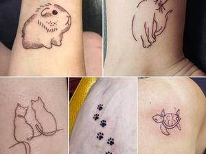 (Salt Lake County Animal Services) Tattoos provided to patrons at the Tats for Cats event at Fallen Angel Tattoos on June 4 and June 5.