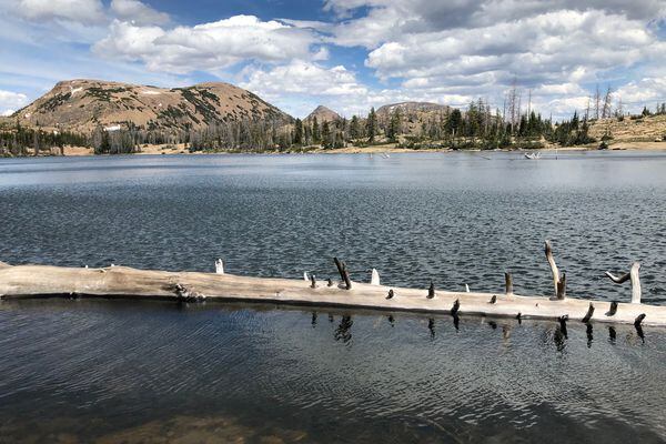 (Brian Maffly | The Salt Lake Tribune) A lake in the Uinta Mountains off the Mirror Lake Highway.