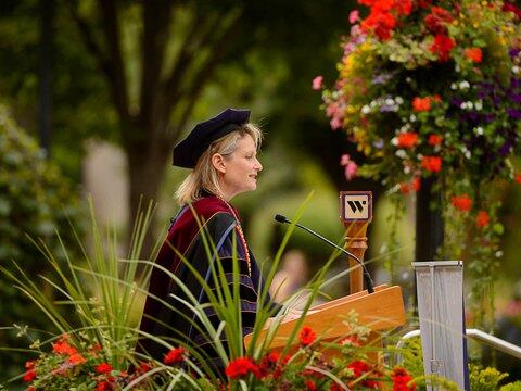 Westminster College inaugurates its 19th — and second female — president