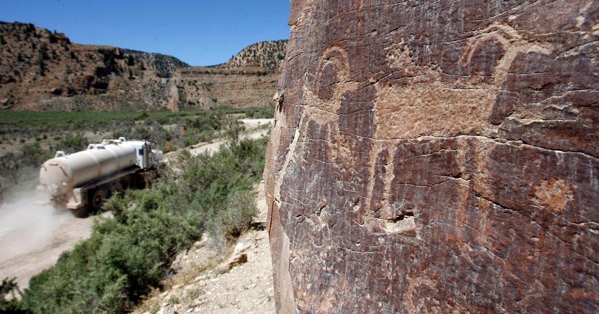 Rock art site Nine Mile Canyon could become 'hydrocarbon highway'...