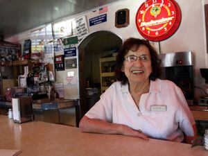 (Rick Egan | The Salt Lake Tribune) Kitty Pappas, the owner and cook of the The Kitty Pappas Steak House in Woods Cross, in 2012.