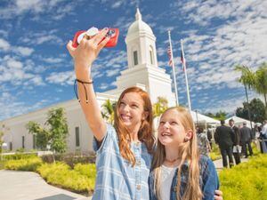 (The Church of Jesus Christ of Latter-day Saints)
Young people enjoy being at the dedication of the San Juan Puerto Rico Temple on Jan. 15, 2023. What new temples may be announced at General Conference in April?