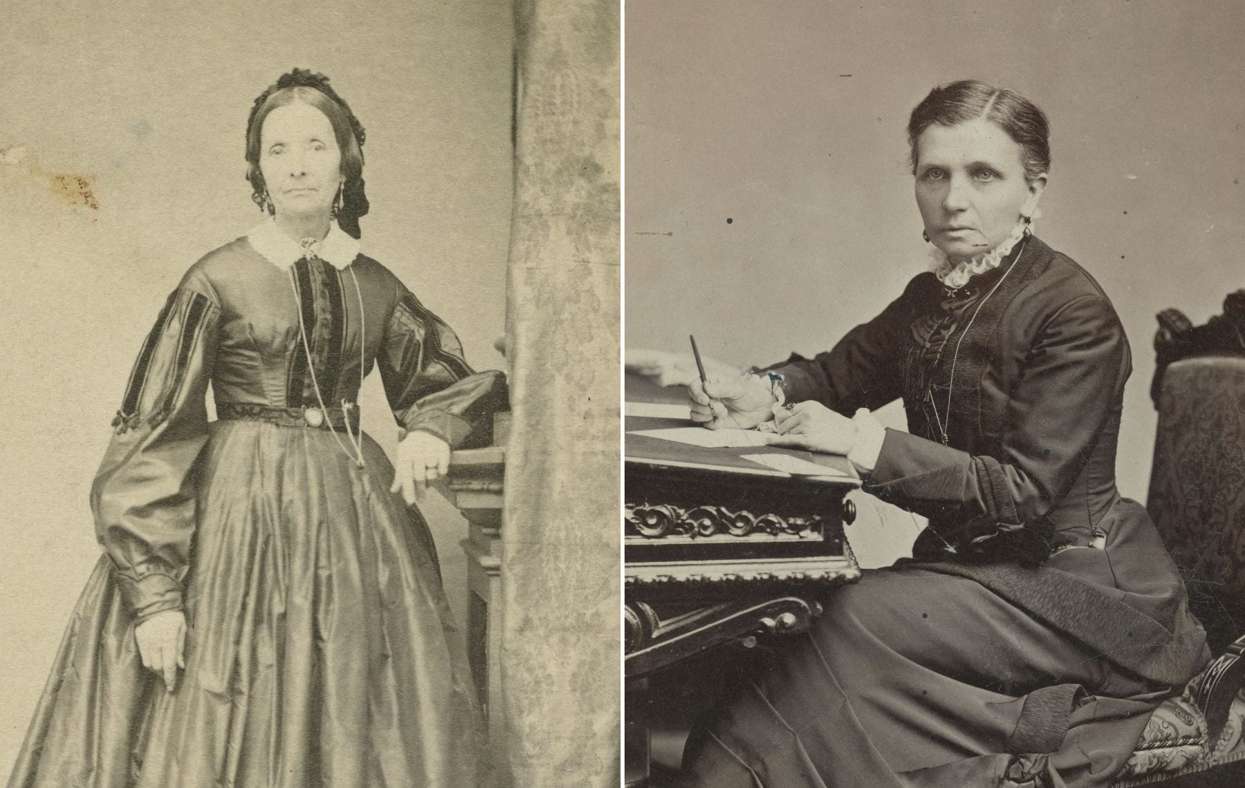 (The Church of Jesus Christ of Latter-day Saints) Historical photos of Eliza R. Snow, left, and Emmeline B. Wells. The Church History Department has published the diaries of the two prominent Latter-day Saint women. Inouye would like to see more such efforts for more women in the church.