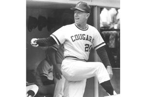 (The Salt Lake Tribune) Glen Tuckett as a baseball coach for BYU. The former coach and athletic director died Tuesday, Oct. 26, 2021 at age 93.