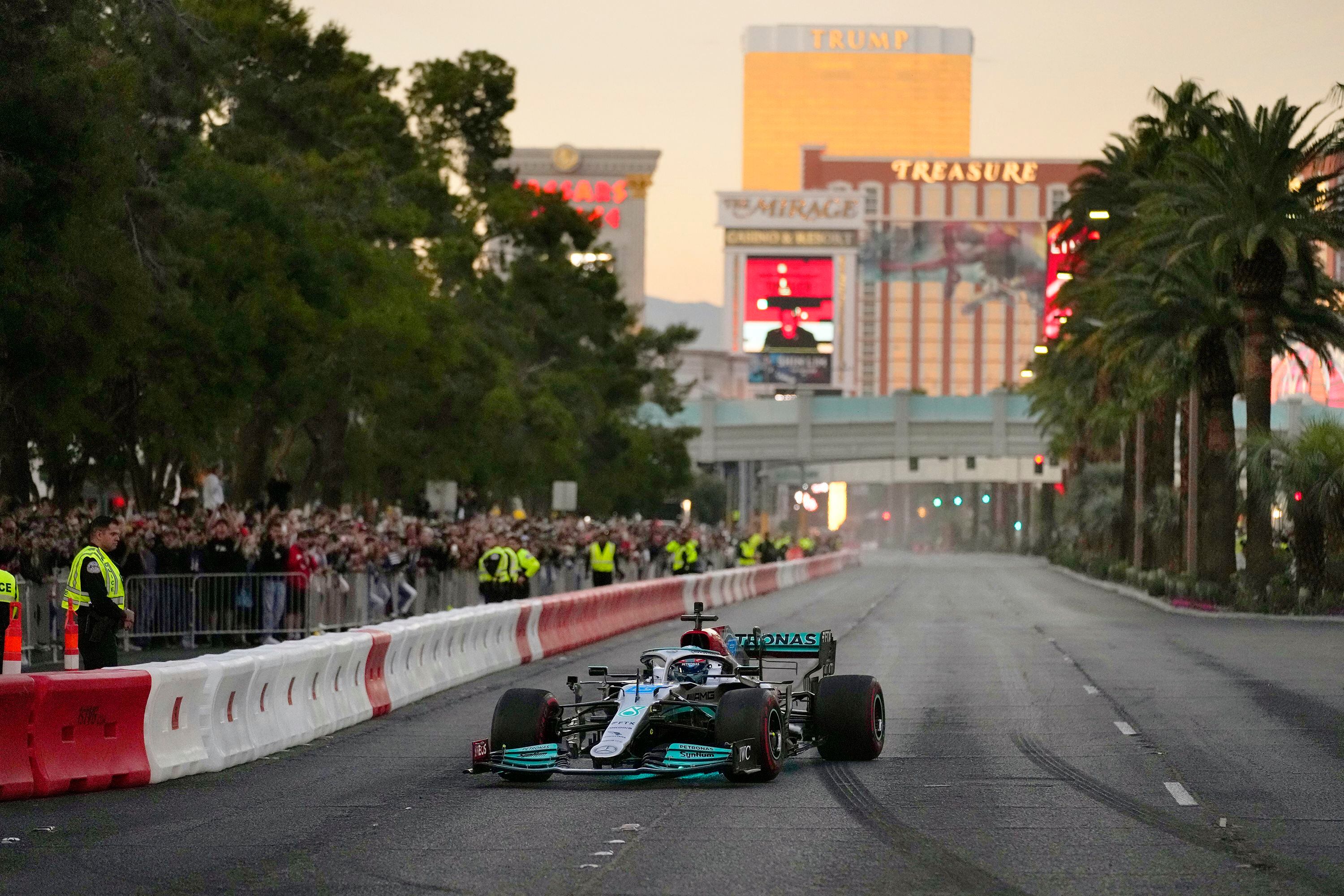 Schedule released for Formula 1 race, road closures in Las Vegas