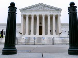 (Jose Luis Magana | AP) The U.S. Supreme Court is seen early Tuesday, May 3, 2022, in Washington. A draft opinion suggests the U.S. Supreme Court could be poised to overturn the landmark 1973 Roe v. Wade case that legalized abortion nationwide. A new poll shows members of most religious groups support, to some extent, abortion rights.