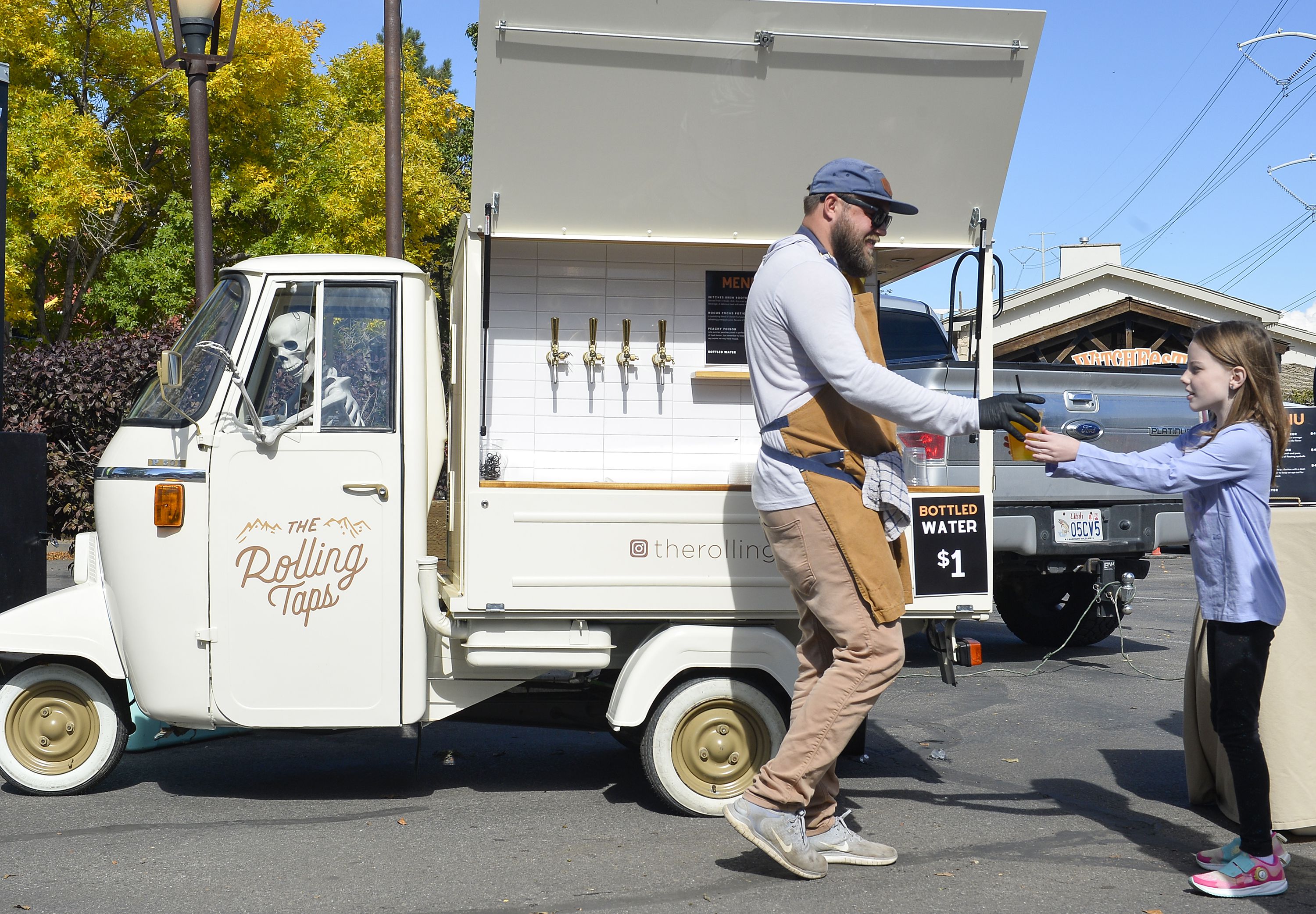 mobile tobacco truck The Rolling Taps' mobile bar can go to any event