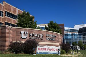 (Rick Egan | The Salt Lake Tribune) University Hospital in 2021. On Tuesday, the hospital had only "a few open acute care beds and many people who need those beds,” one doctor said.