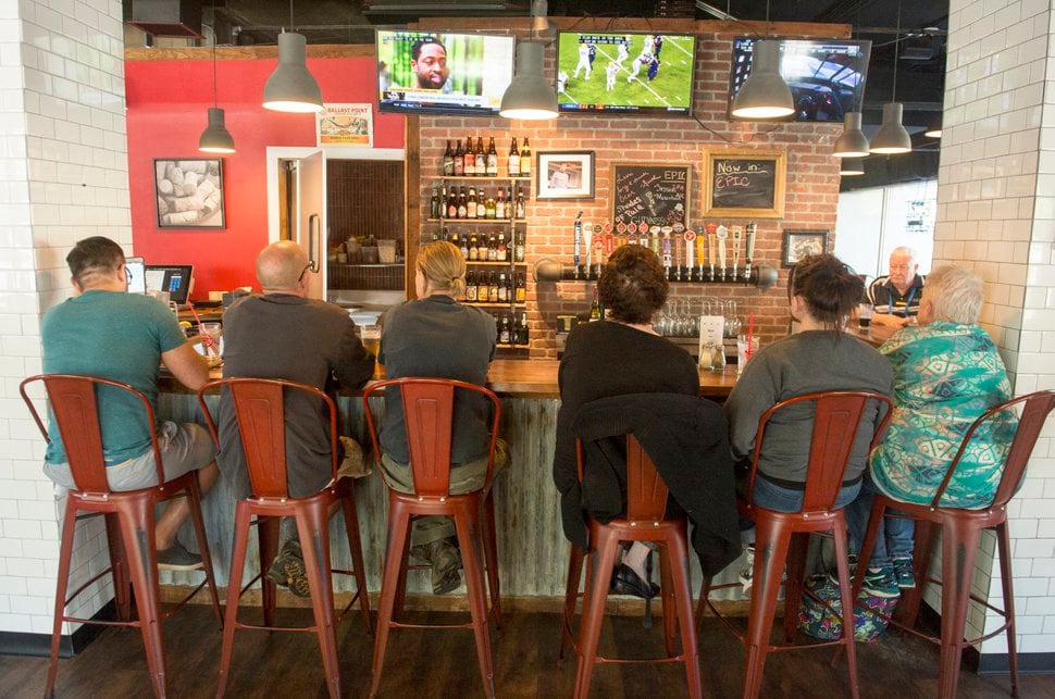 Find sinfully good burgers at Fat Jack’s Emporium, including the Mormon topped with funeral