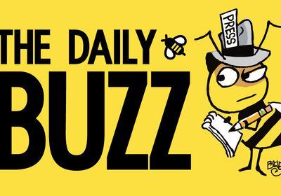 (Pat Bagley and Christopher Cherrington | The Salt Lake Tribune) The logo of The Daily Buzz podcast from The Salt Lake Tribune.
