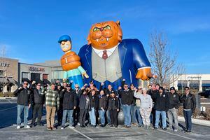 (Doug Bloch) AAA insurance sales agents organized with the Teamsters rallied outside a AAA meeting in Farmington, Utah, on Wednesday, March 2, 2022.