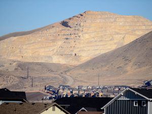 (Trent Nelson  | Tribune file photo) Geneva Rock's operation at Point of the Mountain, Feb. 27, 2020.
