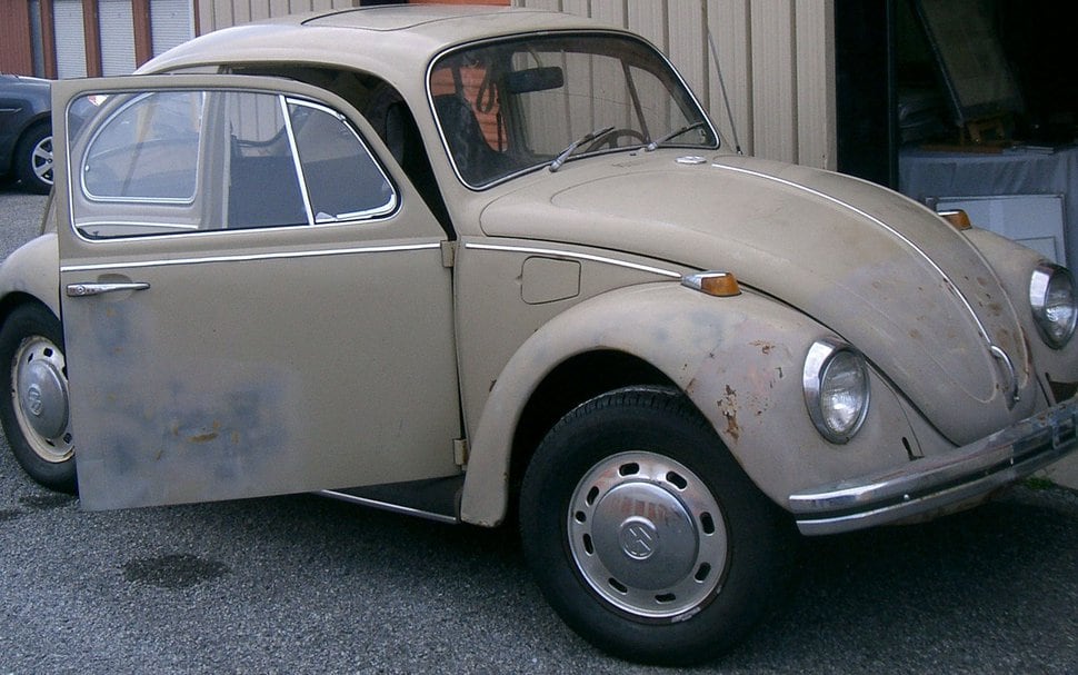 Ted Bundy's beetle he drove during the chase