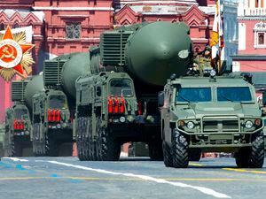 (Alexander Zemlianichenko | AP photo)

In this photo taken on Wednesday, June 24, 2020, Russian RS-24 Yars ballistic missiles roll in Red Square during the Victory Day military parade marking the 75th anniversary of the Nazi defeat.