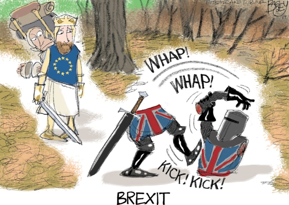 Image result for BREXIT CARTOONS