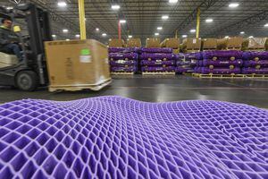 (Francisco Kjolseth | The Salt Lake Tribune)  Purple, an Alpine based company that has developed tech to manufacture flexible mattresses at a plant in Grantsville, is among many Utah companies that are categorized as important "high growth" companies in Utah and Salt Lake counties. Those two counties are among the top six nationally in producing companies that are generating multiple jobs and considerable revenue.