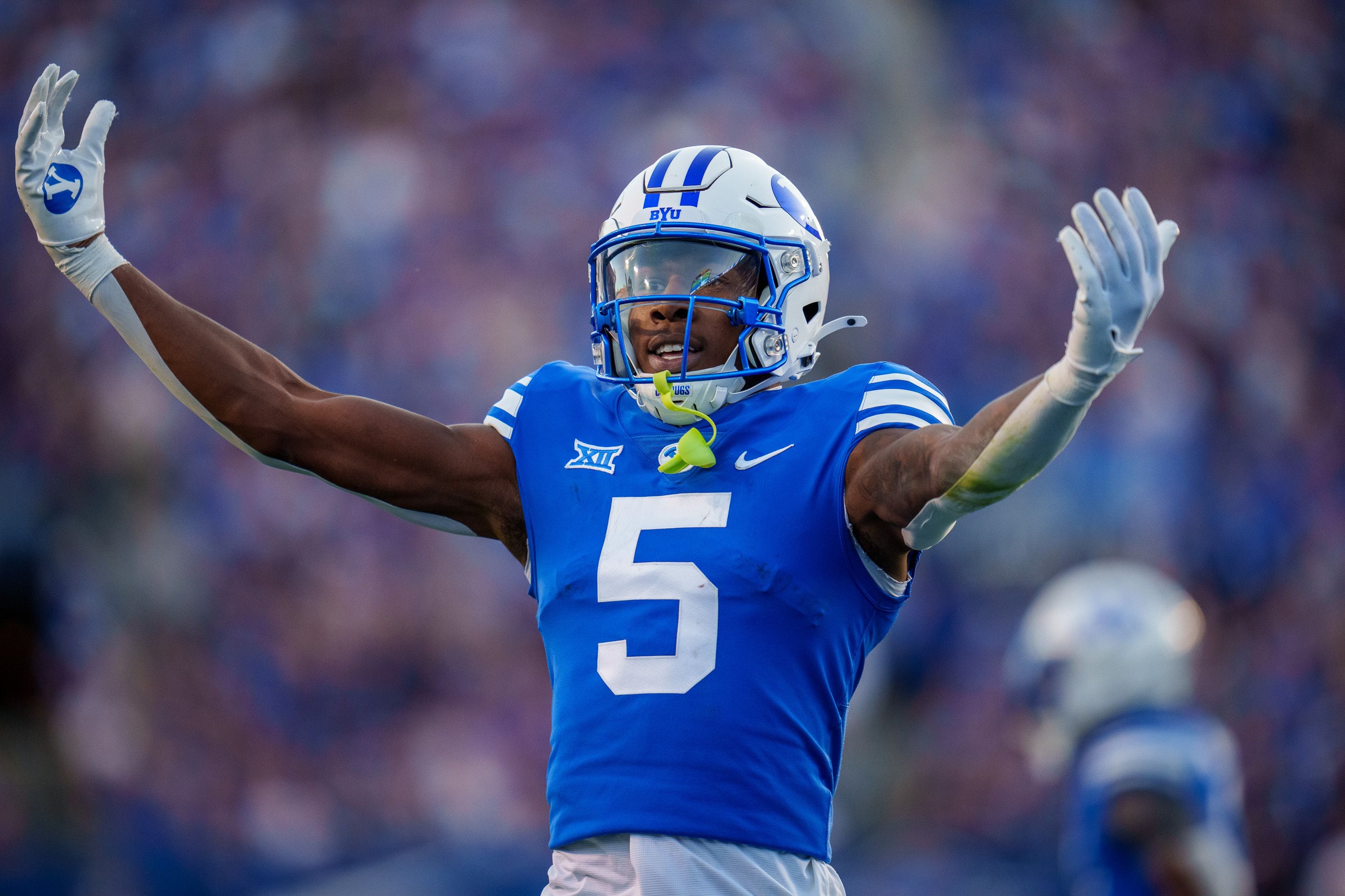 BYU wide reciever Darius Lassiter nearly had to leave the program this  offseason. Now he is back to anchor BYU's offense.