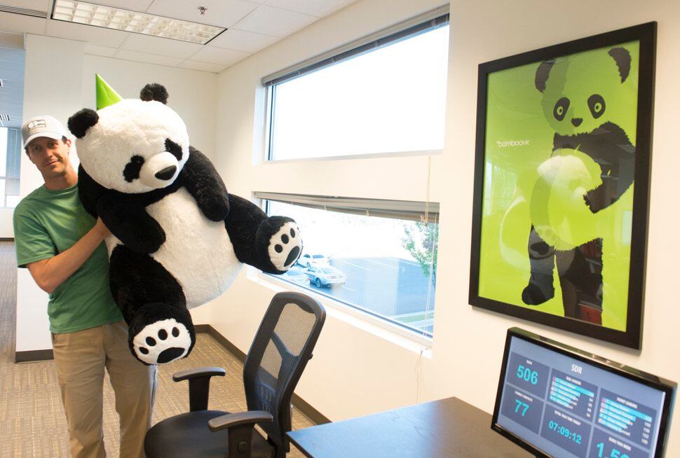 CEO dresses as a panda? Yes, this Utah software company is a rare breed