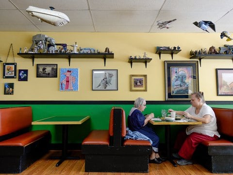 The Force is strong at Salt Lake City’s new Twin Suns Cafe, where ‘Star Wars’ fans can eat a burrito with Sith sauce and admire Chewie and Vader memorabilia