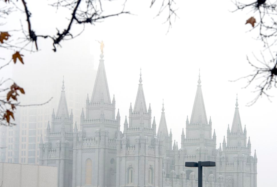 (Rick Egan | The Salt Lake Tribune) The Salt Lake Temple, Wednesday, Dec. 4, 2019. 