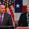 (The Salt Lake Tribune) Republican Sen. Mike Lee, left, and independent Evan McMullin, candidates for U.S. Senate in Utah.
