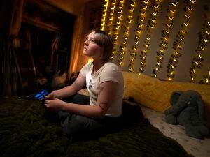 (Leah Hogsten | The Salt Lake Tribune) "I love my room," said Kiki Feliciano, April 22, 2023 which is a place of solace and retreat when she seeks refuge to cope with heavy emotions in her fight with a rare form of lung cancer. On April 27, doctors told the family that recent scans revealed a new mass in Kiki's right lung. Her team of doctors advised her to remove it and undergo radiation. Chemotheraphy has stopped working.