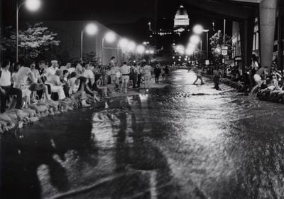 (The Salt Lake Tribune) Flooded State Street in June 1983.