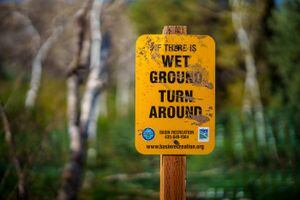(Trent Nelson  |  The Salt Lake Tribune) A sign at the Discovery Trailhead in Summit County on Wednesday, May 18, 2022.