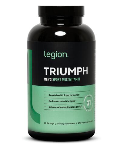(Legion | Grooming Playbook, sponsored) Legion’s Triumph Men’s Sport Multivitamin is suitable for athletic males with active lifestyles who want to boost their nutrient intake and ensure all health gaps are filled within their daily calorie intake.