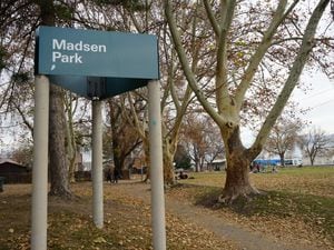 (Emily Means | KUER News) The Salt Lake City Mayor’s Office said the closure of Madsen Park is likely the first time a public park has been shut down because of safety concerns.
