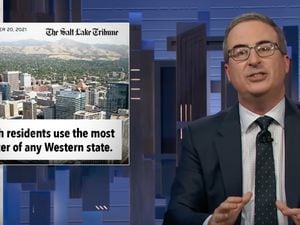(HBO) Utah bore the brunt of John Oliver's jabs in Sunday's edition of "Last Week Tonight."