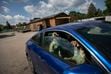 (Wong Maye-E | AP) Two dogs wait in a car in Athens, Ohio, on Sunday, July 26, 2020. Salt Lake County Animal Services this week shared tips on what to do, and what not to do, if you see a distressed animal trapped inside a hot vehicle.