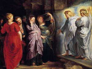 "The Holy Women at the Sepulcher," circa 1611-1614, by Peter Paul Rubens.