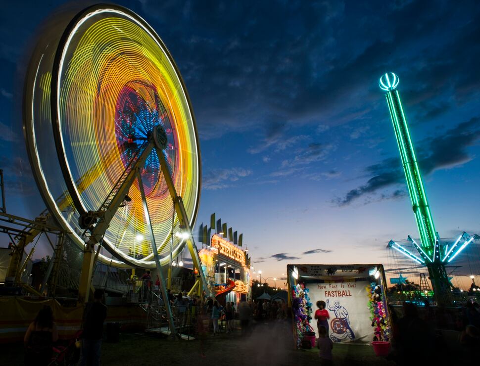 Bright lights and high sights A night at the Utah State Fair The