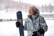 (Kate Russell | The New York Times) Wild old Bunch member Classie Page, 87, who often skis four days a week, at the Alta Ski Area, in Alta, March 13, 2024. The Wild old Bunch (who meaningfully chose to lowercase “old” in the club’s name), which started in 1973 and boasts around 115 members, has 80- and 90-year-olds that still ski — and there are plenty of Baby Boomers in the pipeline to replace the few who depart each year for the deep powder of the afterlife.