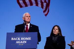 (AP Photo/Michael Conroy) Former Vice President Mike Pence is hosting a fundraiser for Utah Rep. Burgess Owens in Park City on Thursday night.