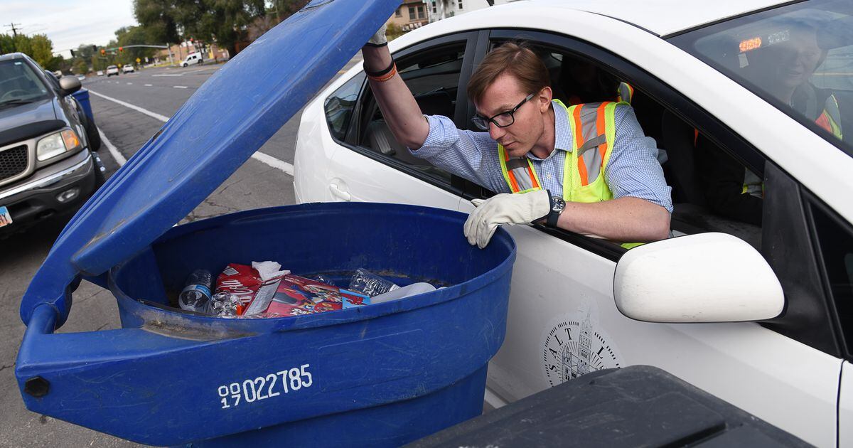 Salt Lake City’s ‘recycling police’ poke, prod and even sniff what’s in