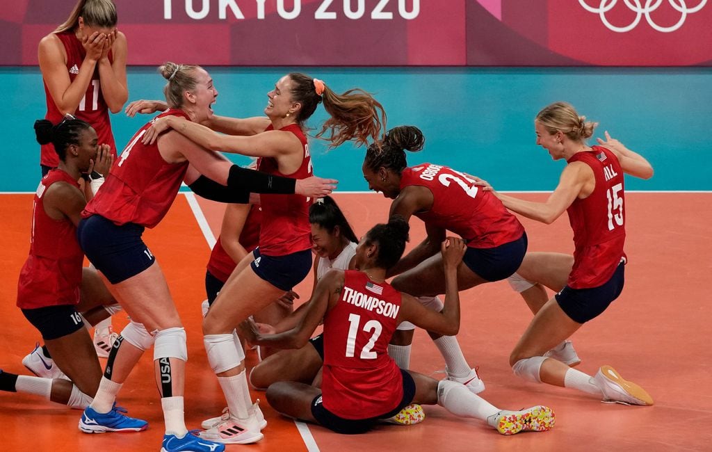 faktum bytte rundt svar USA volleyball's first Olympic gold medal has a distinctly Utah flavor