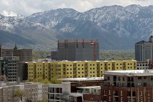 (Al Hartmann  |  Salt Lake Tribune file photo) Even with more apartments popping up all over, a shortage of single-family homes on the market has resulted in a surge in housing prices — for both owner-occupied homes and rental apartments — that lifted the Wasatch Front's year-over-year inflation rate to 3.9 percent in April.