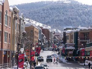 (Rick Egan | The Salt Lake Tribune)  Park City's Main Street, during the Sundance Film Festival, on Friday, Jan. 20, 2023.