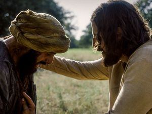 (Photo courtesy of Share Alike)
Jesus heals the leper in an episode of "The Chosen." A Christmas special from the popular series is coming to theaters.